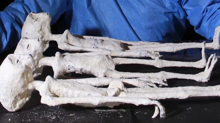 木乃伊 科学家在秘鲁发现3具木乃伊，皮肤似蜥蜴，手指有3根，体内有3颗蛋