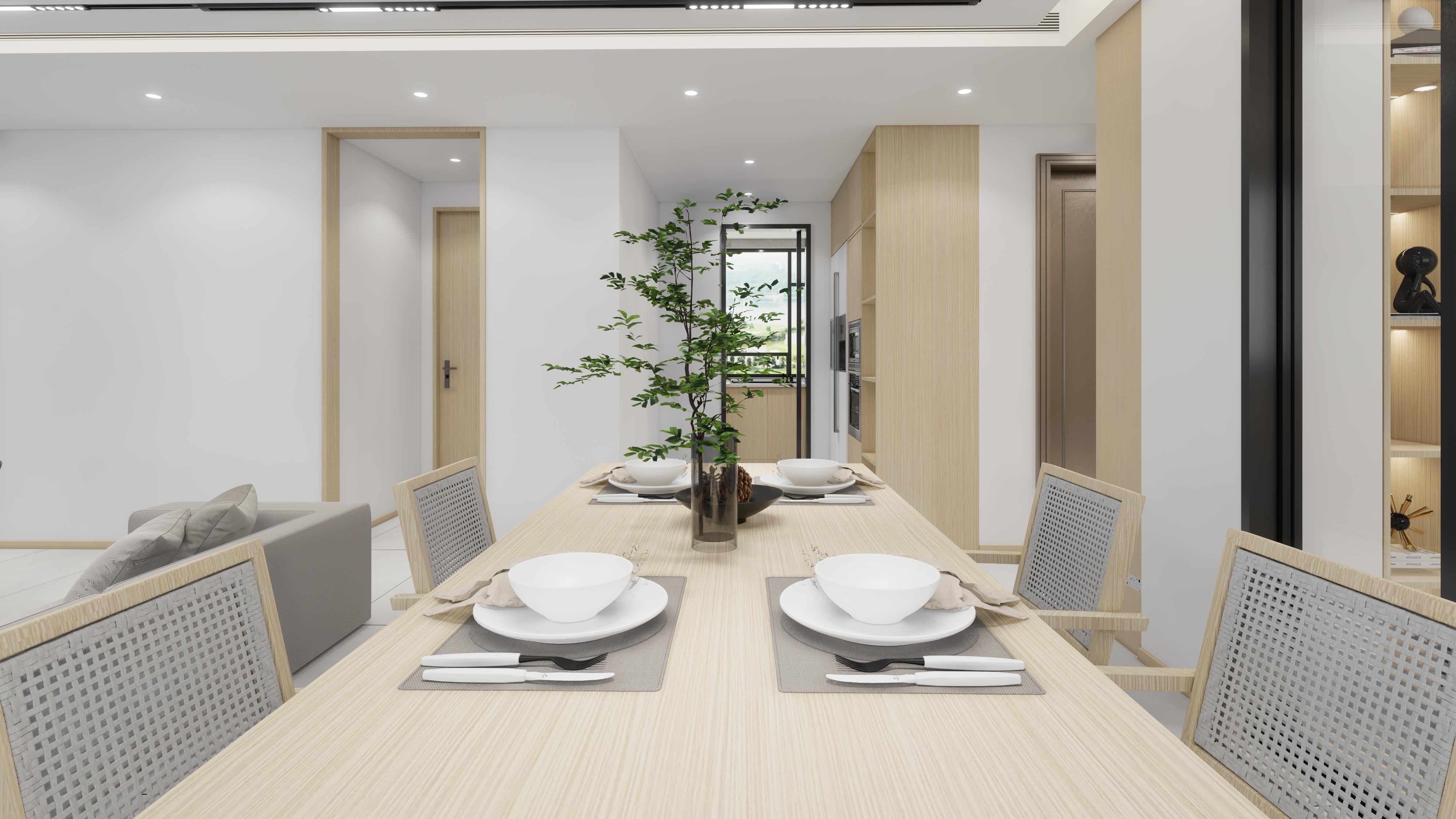 150㎡  三色打造原木极简风