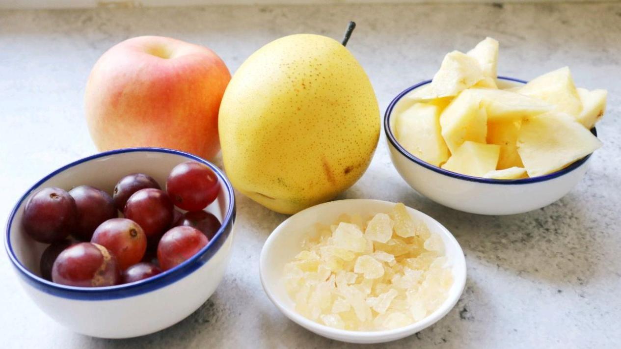 水果|自己做水果糖水，甜甜的味道真好喝，没有添加更健康