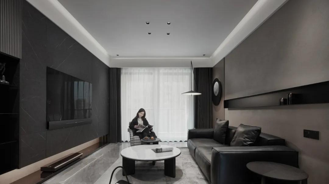 装修设计：现代简约高级三室，二孩之家三代同堂