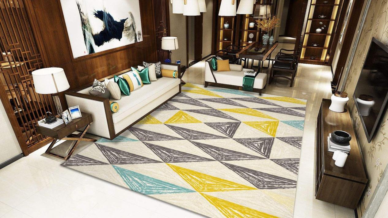 原来铺地毯也有讲究，这样铺地毯，客厅更美观