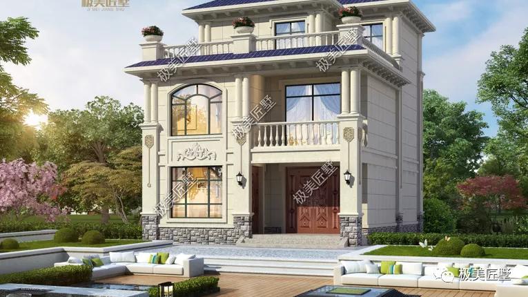 开间仅8.76米，三层简欧这样建，你绝对值得一看！