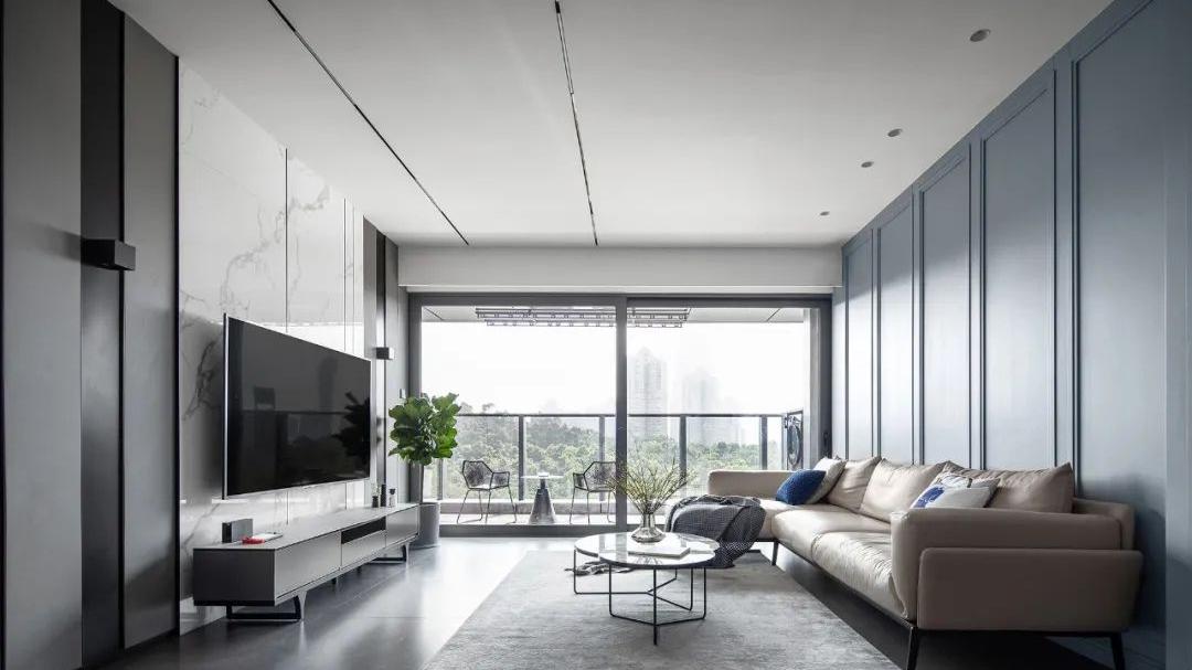 装修设计：125平现代简约高级质感两居