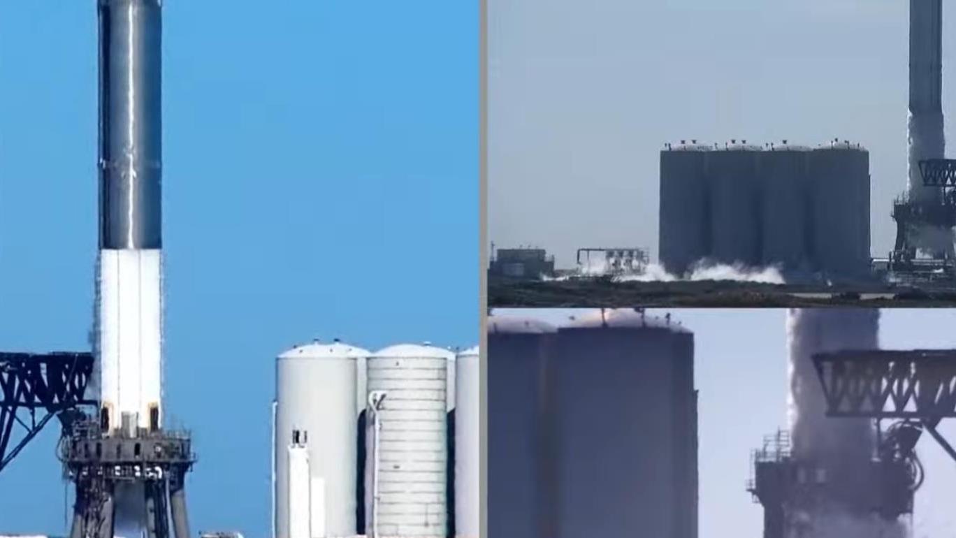 SpaceX的超级助推器正频繁进行低温压力测试，距离发射越来越近了