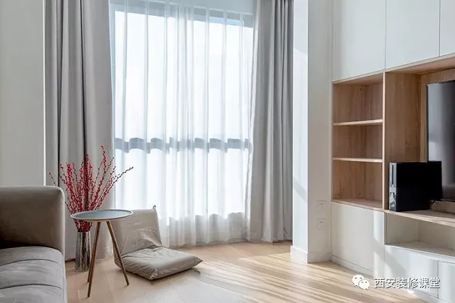 65㎡一室阳光户型，一人坐拥大客厅