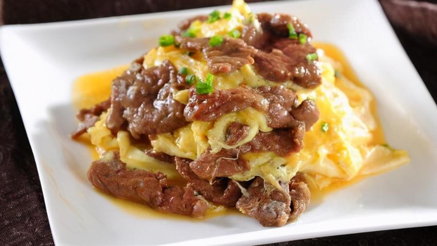牛肉|嫩滑可口的蛋炒牛肉，滋味鲜美很怡人，孩子大人不错选择