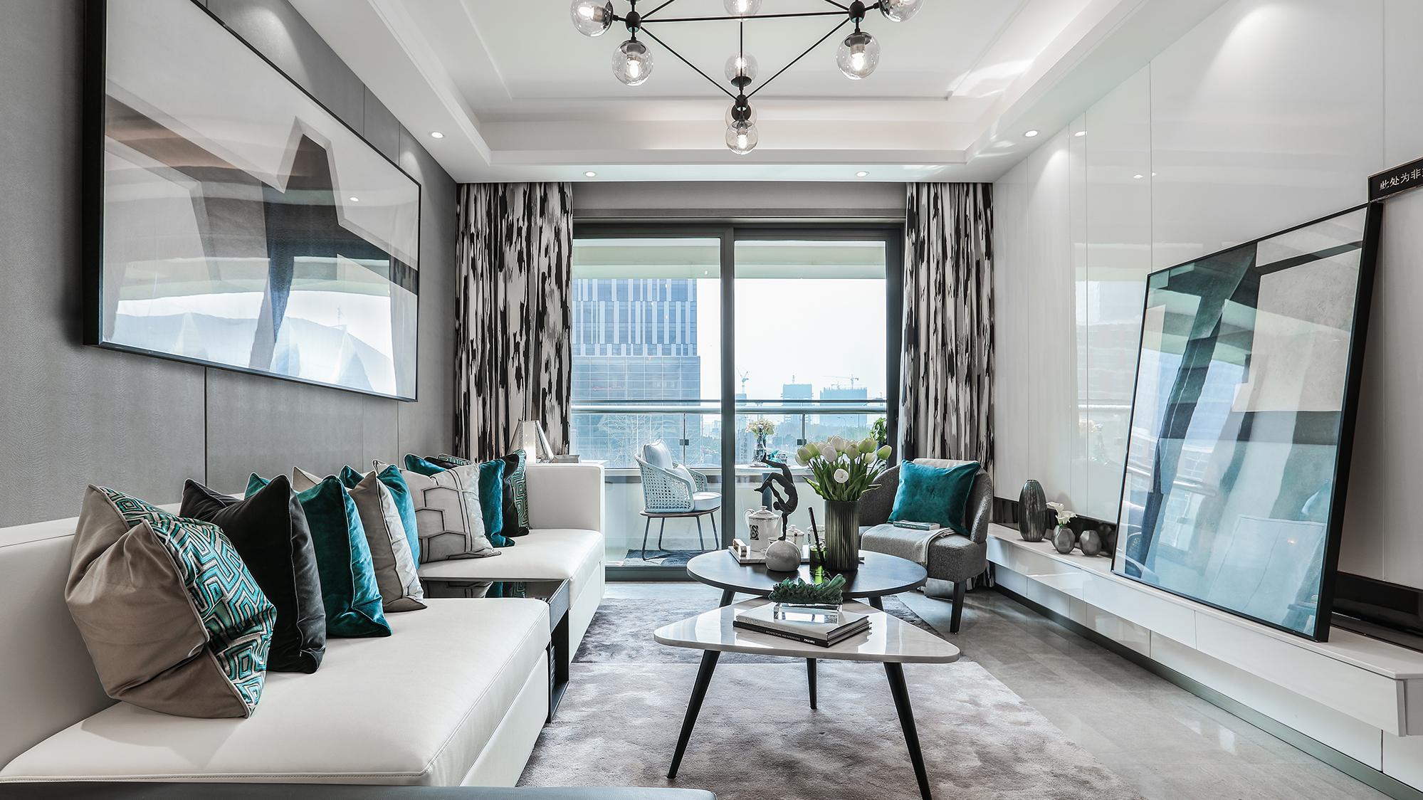 【鲁班装饰】招商雍和府120m2现代北欧风格 耀眼魅力