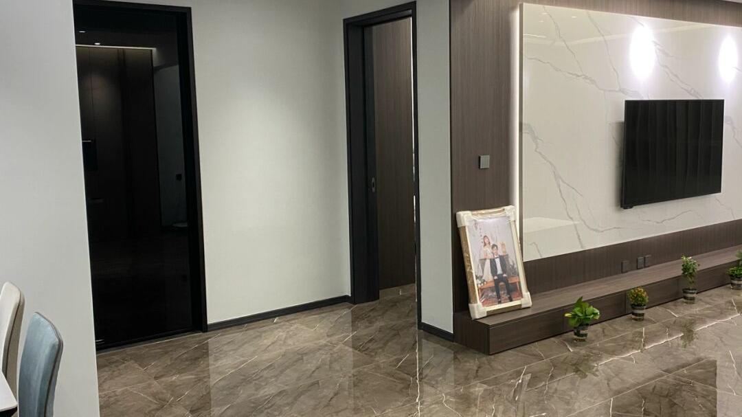 幸福的婚房，坚持全屋无主灯的设计很好看，悬空电视墙更喜欢！