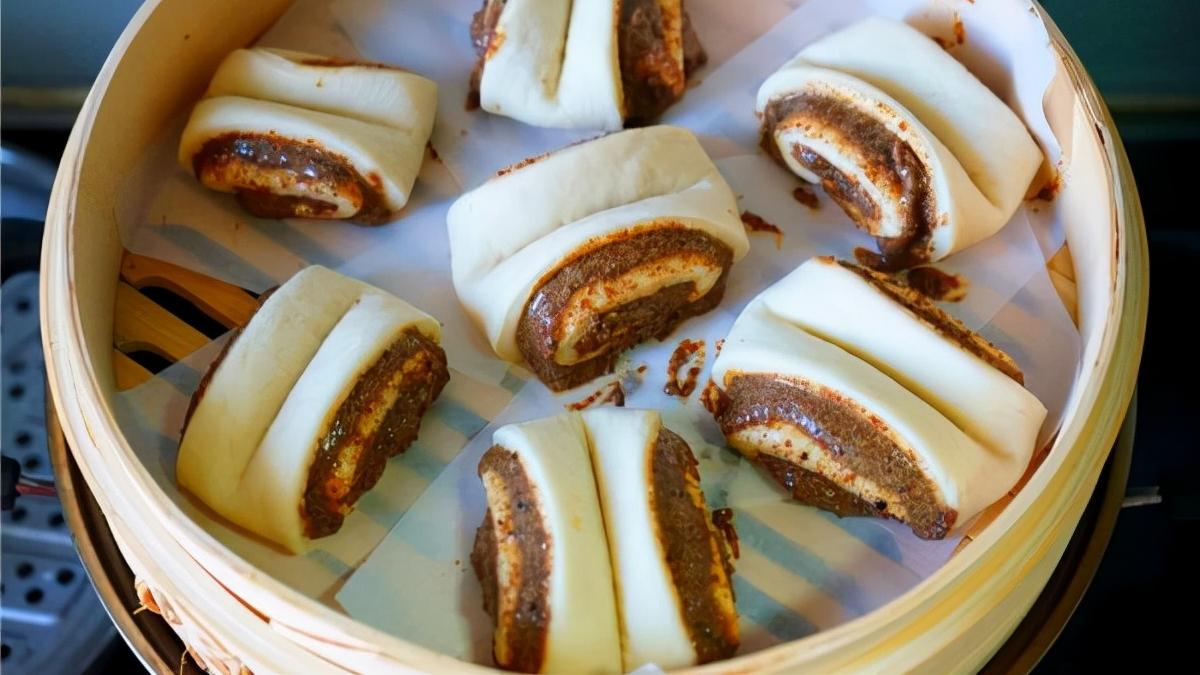 红糖|红糖花生酱味的花卷，有花生的浓郁，又有红糖的微甜，快来试试吧