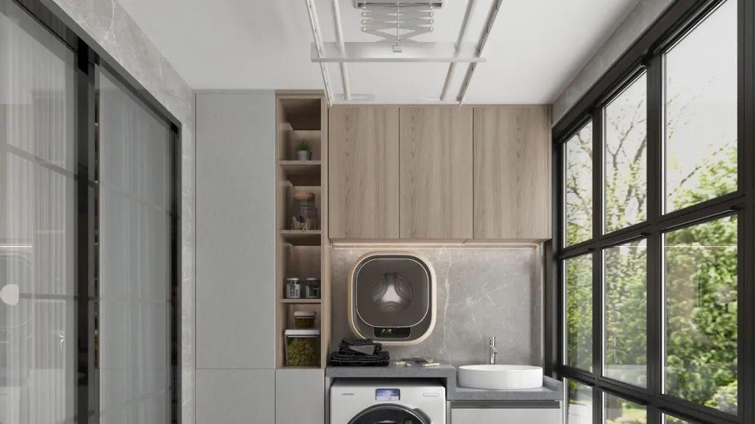 阳台非要晒衣服的话，起码要装成这11种设计才不亏！