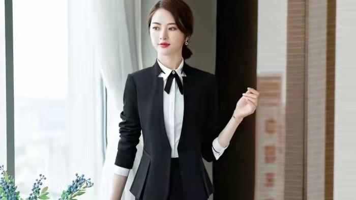 OL职业通勤装，修身显瘦，清新脱俗