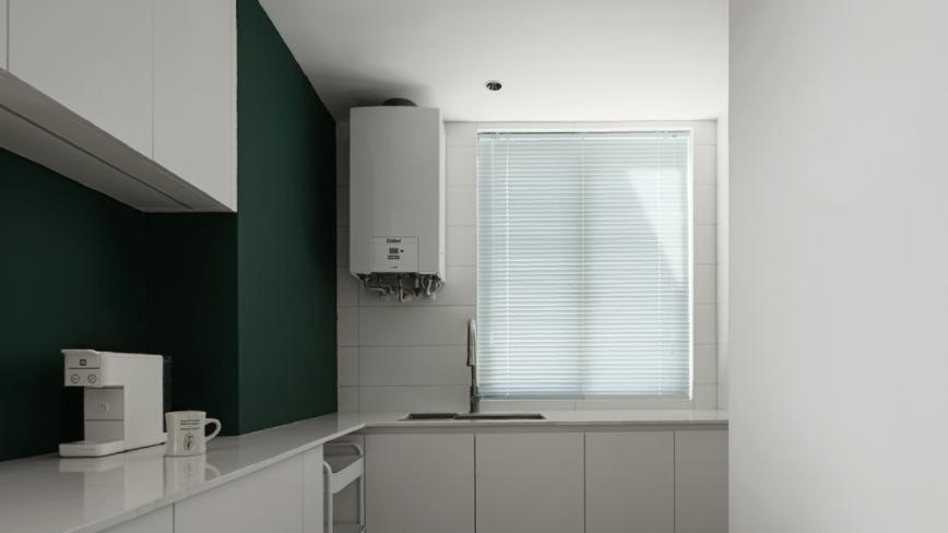 87平方米的暖白小窝，北欧风情为主，还拥有超大厨房