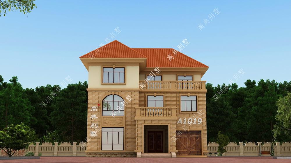 一见钟情的不仅仅是人，还有房子，这款欧式别墅快来欣赏。