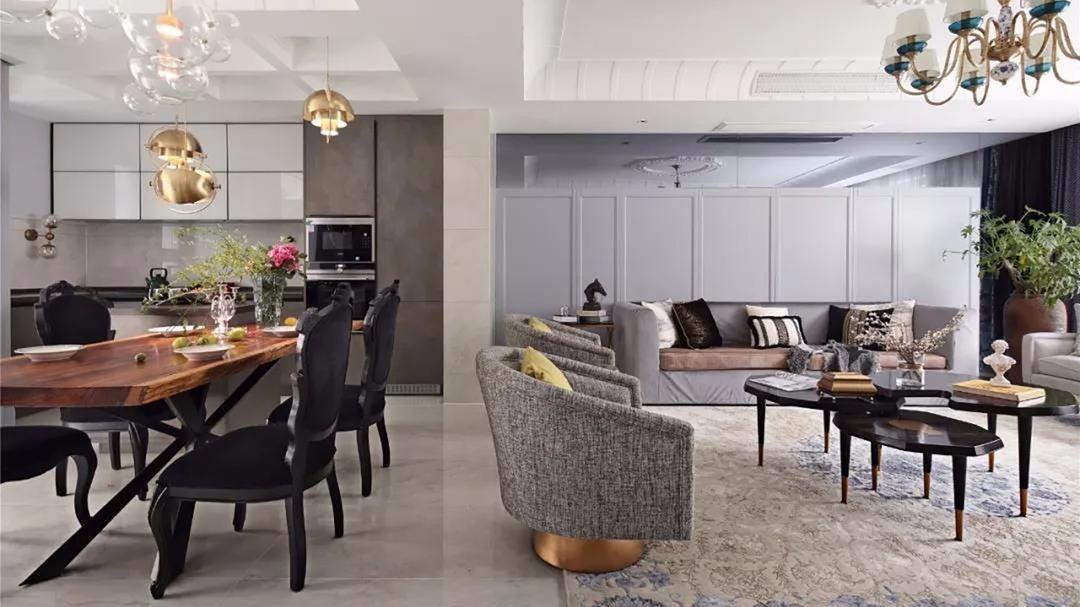 ?月白青花的装修风格：满足你爱法式的唯美，他爱中式的内敛深沉