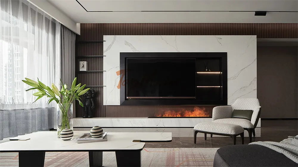 【鲁班装饰】招商雍和府138㎡现代简约，理性与优雅