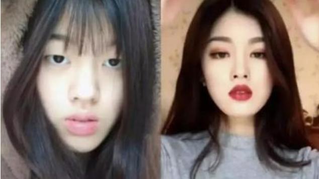 化妆 大学生化妆前后，效果堪比“整容”，网友：化完亲妈都认不出来了