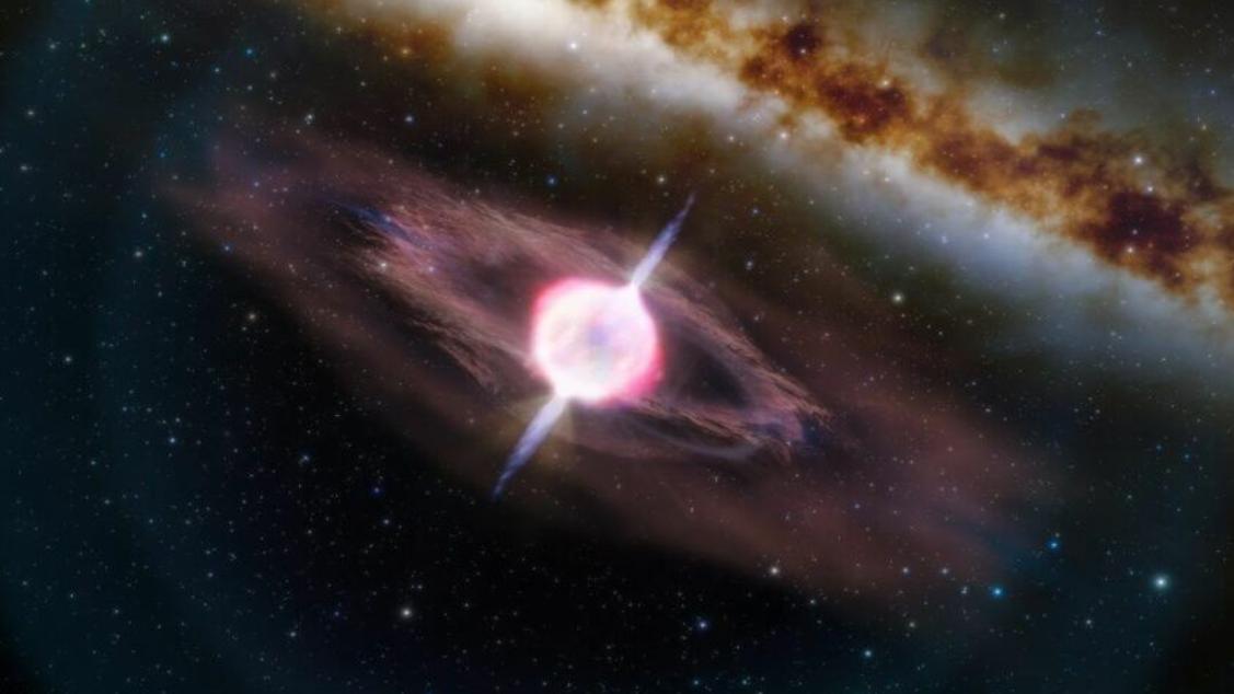 伽马射线暴 仅仅持续0.65秒的伽马射线暴，成为解开它自己起源之谜的关键