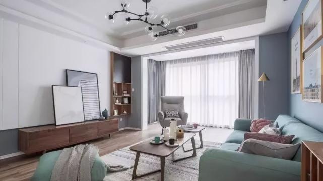 120㎡北欧风，温柔细腻，喜欢玄关柜，太实用了