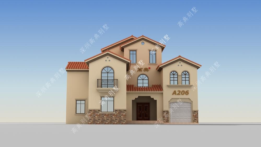 价格亲民的欧式别墅，外观时尚，好房子值得收藏。