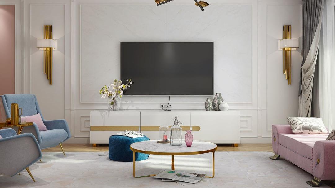 用粉白装点生活，温柔了岁月更温柔了你我，这才是家该有的样子