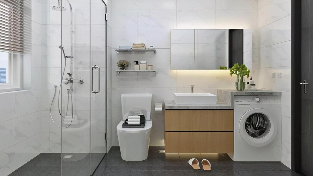 到婶婶家才发现，卫生间并不一定要大！瞧人家这“布置”，真高级！