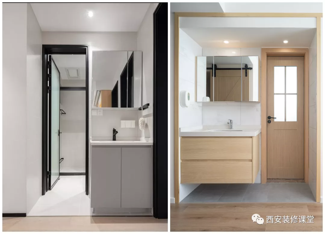 浴柜外置干湿分离，8种做法