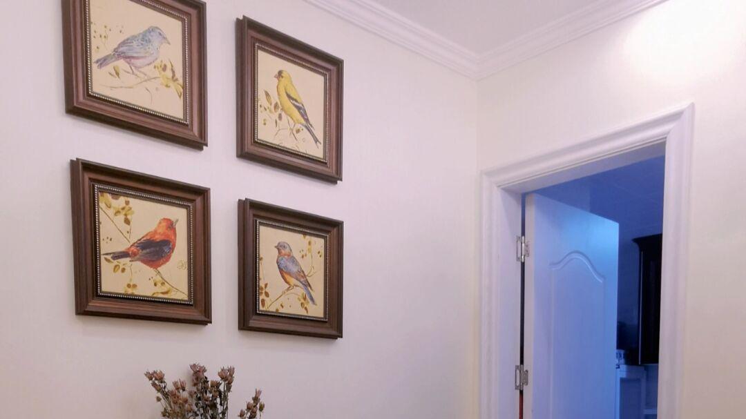 花了一年自装新房，美式风格非常满意，电视墙这样设计很实用！