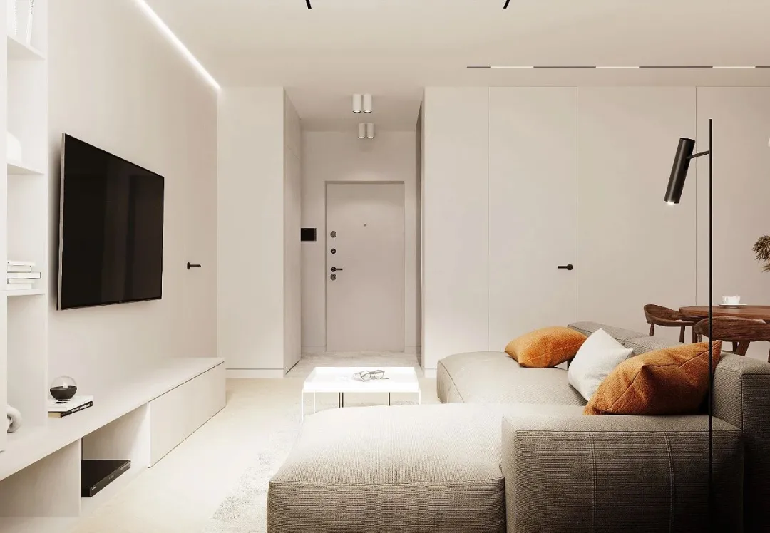 装修效果图 | 74㎡简约装修，呈现二居室的独特韵味