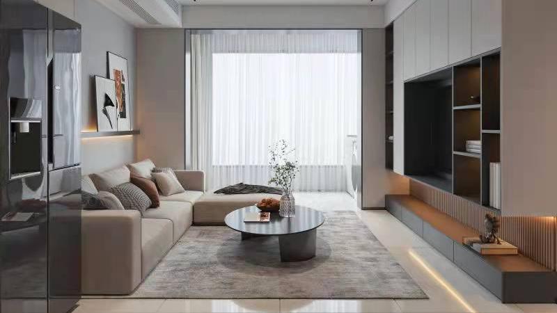 建工城·大都华园92㎡四居室现代简约风格设计案例赏析