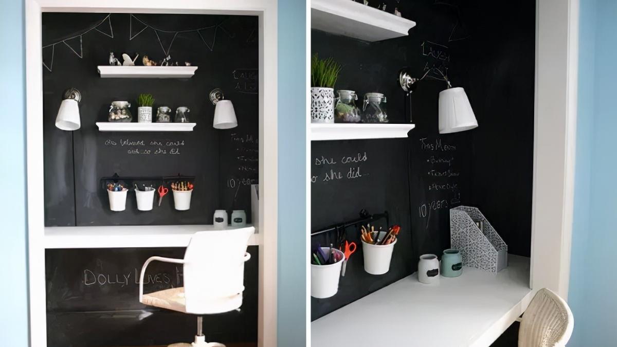 10㎡的小客厅还能轻松挤出一间书房？这设计你敢不服！