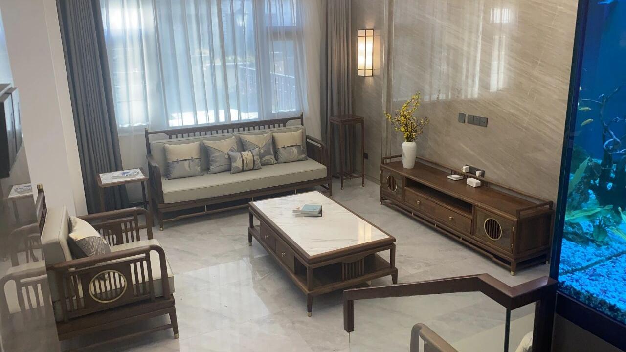 新中式风格装修效果图，空灵自然的东方美学，让生活更有韵味