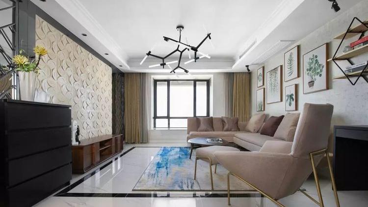 60万装140㎡现代都市风，低调的奢华！