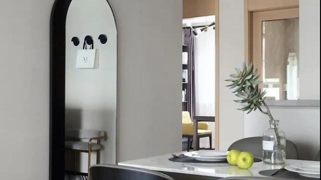 80平现代豪华风二居室，营造平静而不失时尚氛围