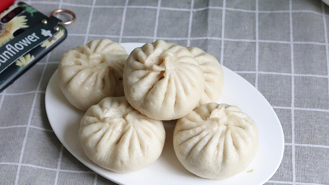 包子|芸豆猪肉包子，能吃到大块的肉丁，还是自己包的好吃