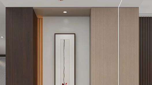 分享一款中式风格玄关设计!