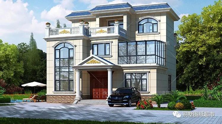 5款经典耐看平屋顶农村别墅，建房的好选择，南方北方都争着建