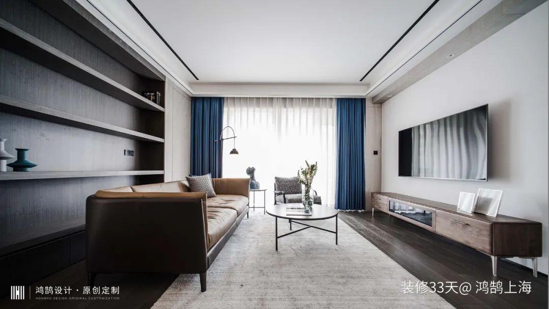 装修设计：中岛餐厅，多功能书房，现代质感大三室