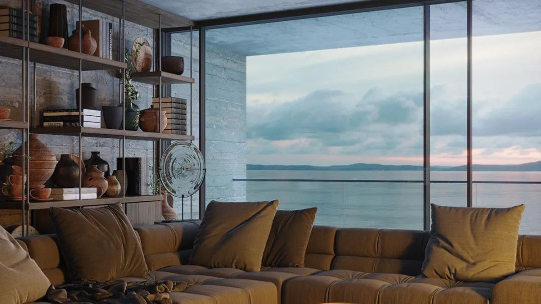 别墅大宅设计：建在石崖边上的豪宅，远离喧嚣的避世之所！