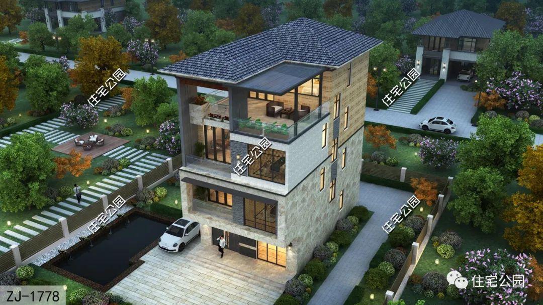 7×12米占地百平，多卧室+大露台+休闲外廊，带来美好新生活