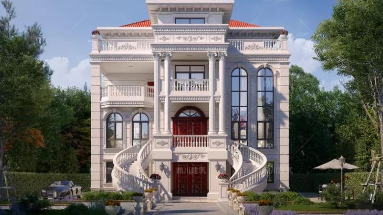 农村四层别墅这样建，四世同堂都不挤，二胎三胎不用愁