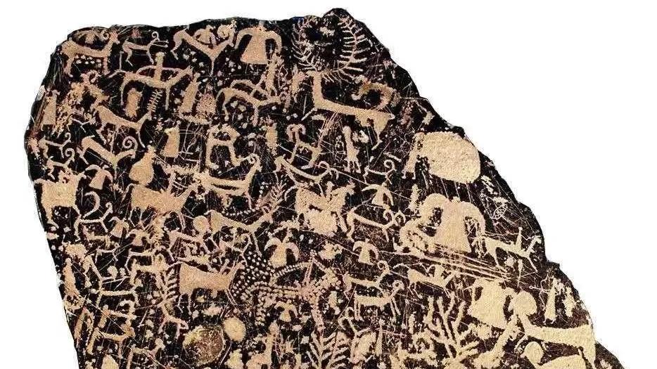 6000年前的蒙古包岩画？