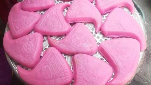 潮汕|丰顺人的传统美食“红桃粄”，你吃过吗？