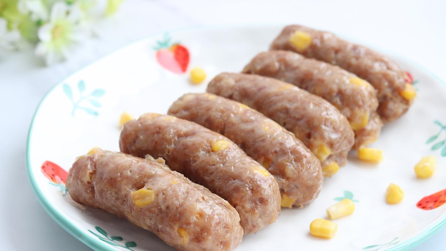 糕点|自制玉米肠，方法很简单，没有添加更健康，大人孩子都能放心吃