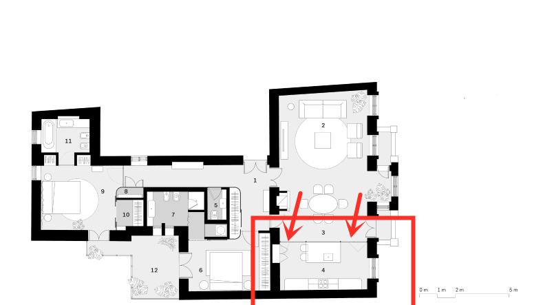 双动线的厨房到底有多香？与“双厅”连通不用绕圈，下厨事半功倍