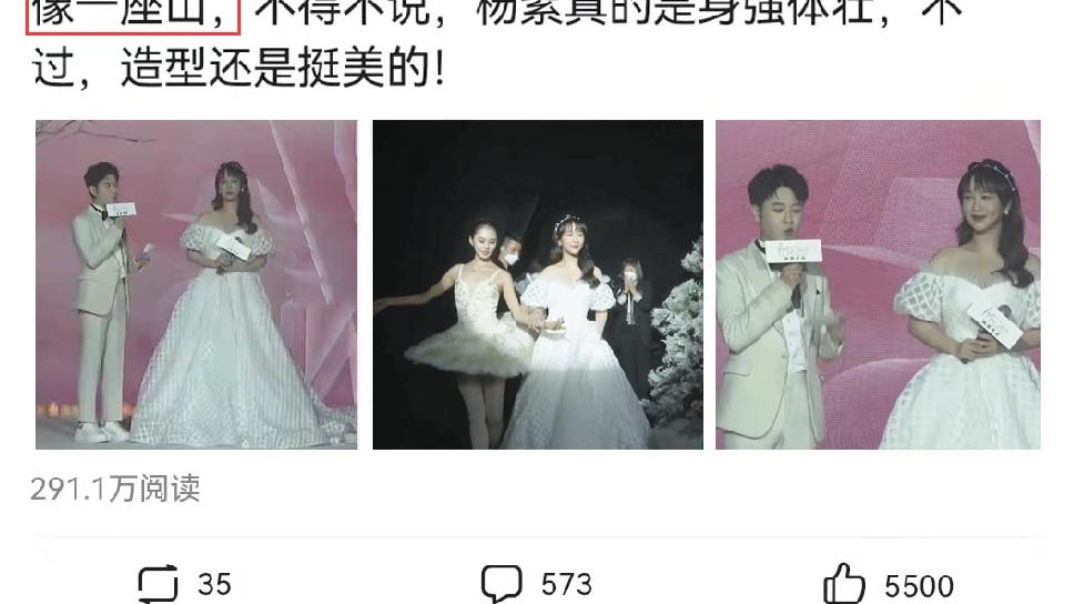 赵雅芝|杨紫穿露肩装亮相，身材状态引发争议，网友：“看着像一座山”