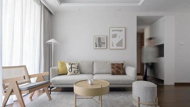 102平北欧风三居室，大面积留白和温馨治愈系的配色，舒服自在