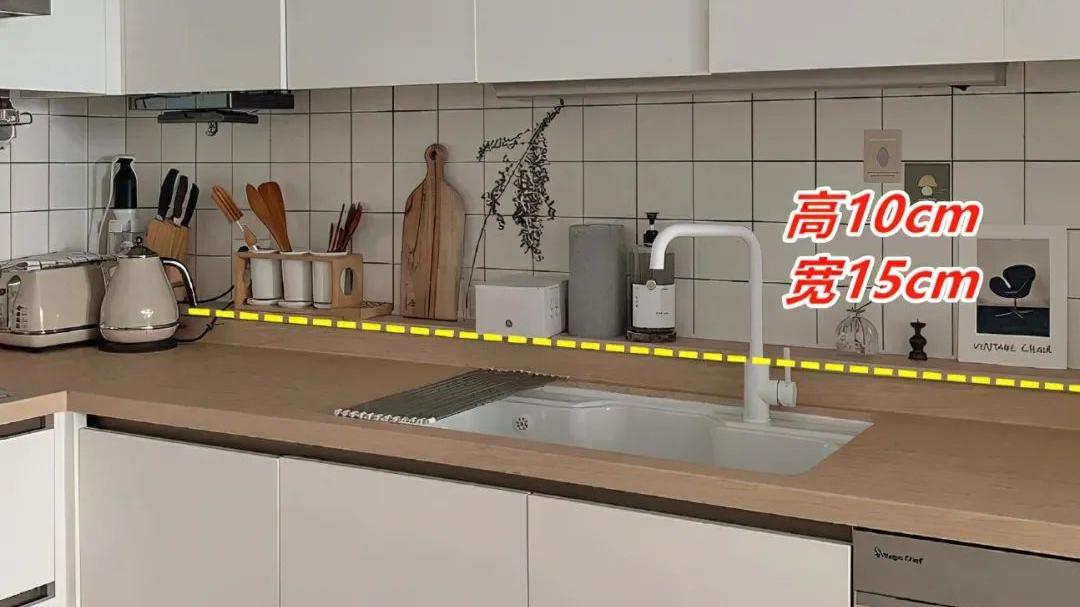 橱柜真该学韩国这样设计，仅这10cm差距，实用性天差地别！