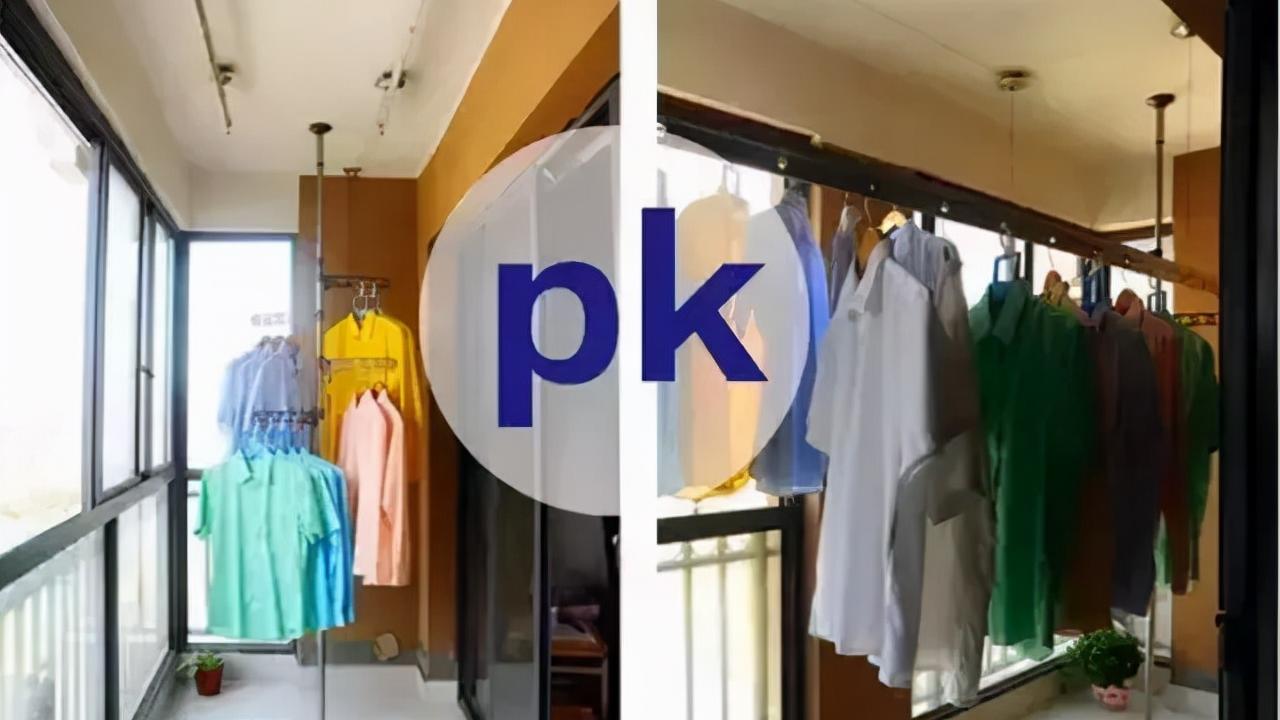 婆婆说把阳台变成休闲区，衣服晾到哪里去？还好老公一招搞定！