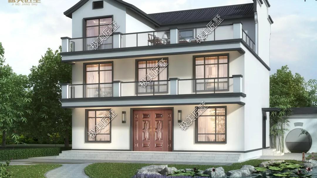 经典徽派风格别墅，耐看实用不易过时！