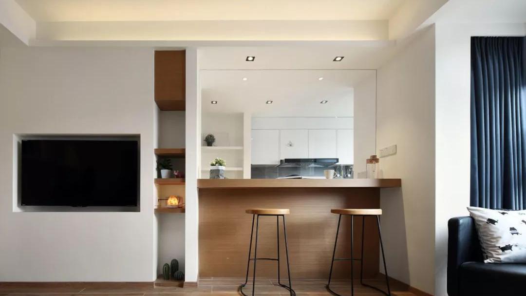 只在厨房开了一扇窗，没想到发到朋友圈火了，入住之后太实用！